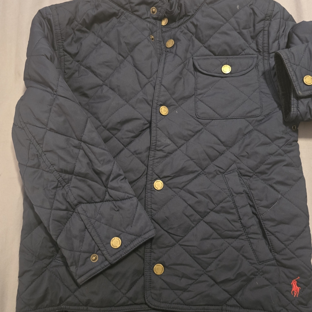 Polo Ralph Lauren Quilted Barn Jacket with Gold Accents